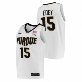 Purdue Boilermakers Zach Edey 2021-22 White College Basketball Replica Men Jersey