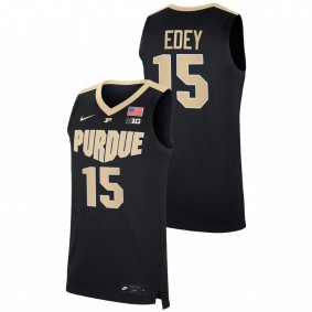 Zach Edey #15 Black Purdue Boilermakers 2022 College Basketball Jersey