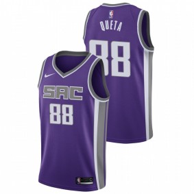 Neemias Queta Sacramento Kings Purple Icon Edition 2021 NBA Draft Jersey