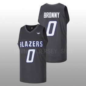 Bronny James Sierra Canyon Trailblazers Basketball Black Replica Men Jersey