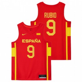 Men Spain Basketball Ricky Rubio Gasol 2021 Tokyo Olymipcs Limited Jersey