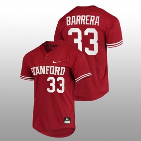 Brett Barrera Stanford Cardinal #33 2022 PAC-12 Conference Tournament Champs Men Cardinal Jersey Baseball