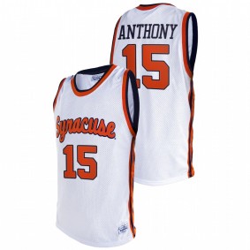 Syracuse Orange Carmelo Anthony 2021 White Alumni Limited Retro Jersey