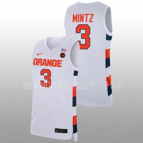 Judah Mintz #3 White Syracuse Orange 2022-23 Replica College Basketball Jersey