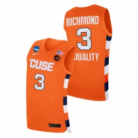 Syracuse Orange Kadary Richmond Orange 2021 March Madness Sweet 16 Equality Jersey