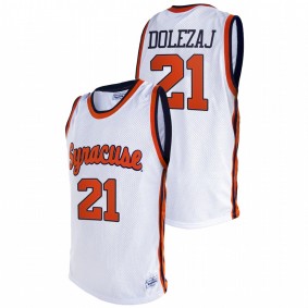 Syracuse Orange Marek Dolezaj 2021 White Alumni Limited Retro Jersey