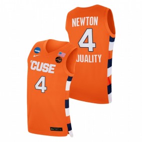 Syracuse Orange Woody Newton Orange 2021 March Madness Sweet 16 Equality Jersey