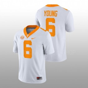 Byron Young Tennessee Volunteers College Football White NIL Replicaame #6 Jersey