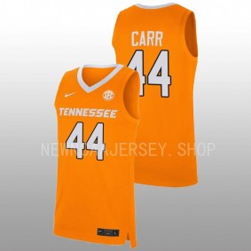 Tennessee Volunteers Cameron Carr 2022-23 Orange Replica Basketball Men Jersey