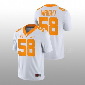 Darnell Wright Tennessee Volunteers College Football White NIL Replicaame #58 Jersey