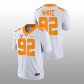 Reggie White Tennessee Volunteers College Football White NIL Replicaame #92 Jersey