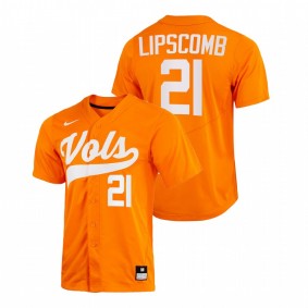 Tennessee Volunteers #21 Trey Lipscomb College Baseball Orange Jersey Home Men