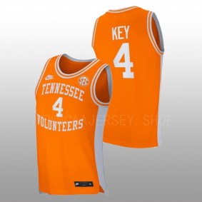 Tyreke Key #4 Orange Tennessee Volunteers 2022-23 Replica Retro Basketball Jersey