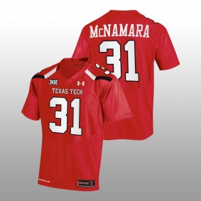 Austin McNamara Texas Tech Red Raiders College Football 2022-23 Red Men Jersey