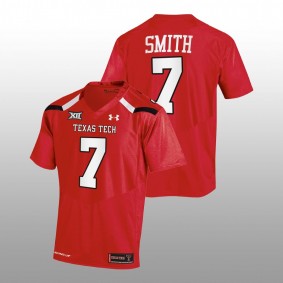 Donovan Smith Texas Tech Red Raiders College Football 2022-23 Red Men Jersey