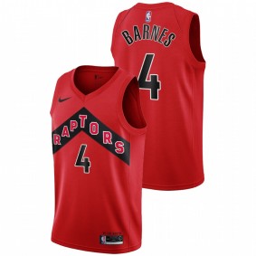 Scottie Barnes Toronto Raptors Red Icon Edition 2021 NBA Draft Jersey