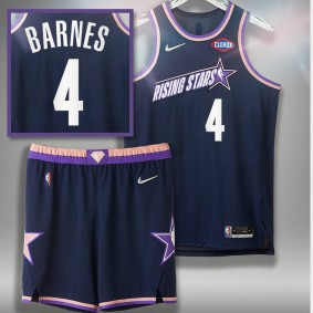 Scottie Barnes #4 Purple Toronto Raptors 2022 NBA Rising Stars Jersey