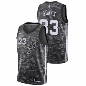 Tre Jones 2020-21 Black City 2020 NBA Draft Jersey