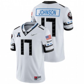 Amari Johnson UCF Knights 2021-22 White Space Game College Football Jersey