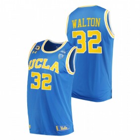 Men UCLA Bruins #32 Blue Bill Walton Stand Together College Basketball Jersey