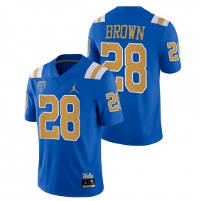 Brittain Brown UCLA Bruins College Football Blue 2022 NFL Draft #28 Jersey