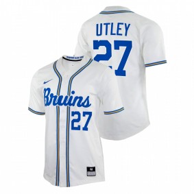 Chase Utley UCLA Bruins #27 College Baseball Men White Jersey Replica