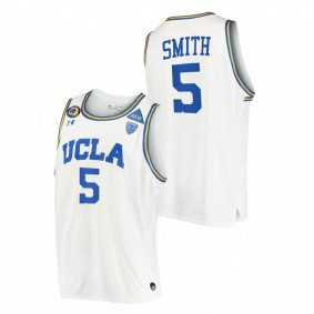 Men UCLA Bruins #5 White Chris Smith Stand Together College Basketball Jersey