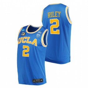 Men UCLA Bruins Cody Riley #2 Blue College Basketball Jersey