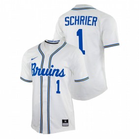 Cody Schrier UCLA Bruins #1 College Baseball Men White Jersey Replica