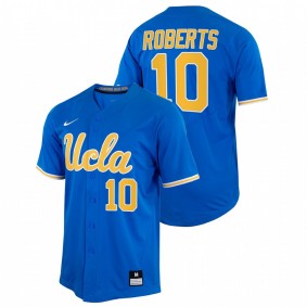 UCLA Bruins #10 Dave Roberts College Baseball Royal Jersey Full-Button Men