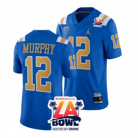 Men's Grayson Murphy UCLA Bruins 2023 LA Bowl Blue #12 Football Jersey