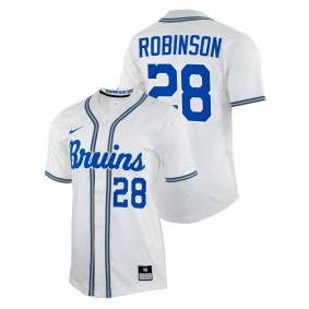 Jackie Robinson UCLA Bruins #28 College Baseball Men White Jersey Replica