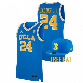 UCLA Bruins Jaime Jaquez Jr. 2022-23 Blue College Basketball Free Hat Men Jersey