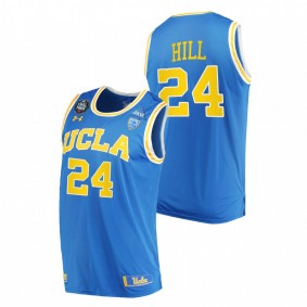 Men UCLA Bruins #24 Blue Jalen Hill PAC-12 2021 March Madness Final Four Jersey