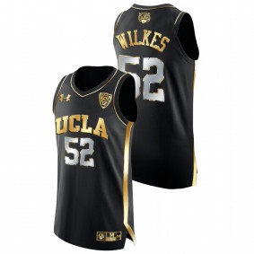 Men UCLA Bruins #52 Black Jamaal Wilkes March Madness PAC-12 Golden Edition Jersey