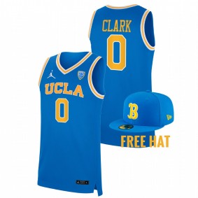 UCLA Bruins Jaylen Clark 2022-23 Blue College Basketball Free Hat Men Jersey