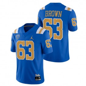 Jim Brown UCLA Bruins College Football Blue #63 Jersey