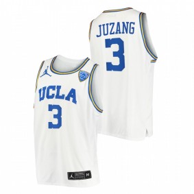 Men UCLA Bruins Johnny Juzang #3 White College Basketball Jersey