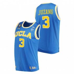 Men UCLA Bruins #3 Blue Johnny Juzang PAC-12 2021 March Madness Final Four Jersey