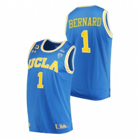 Men UCLA Bruins #1 Blue Jules Bernard Stand Together College Basketball Jersey