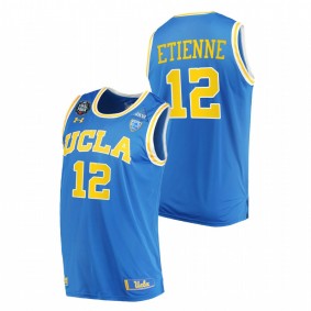 Men UCLA Bruins #12 Blue Mac Etienne PAC-12 2021 March Madness Final Four Jersey