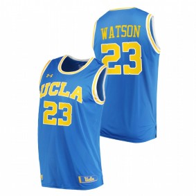 UCLA Bruins Peyton Watson Blue 2022 NBA Draft top prospect Jersey