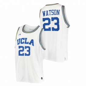 UCLA Bruins Peyton Watson White Replica 2022 NBA Draft top prospect Jersey