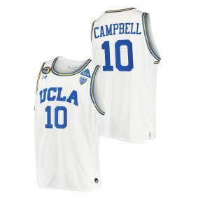 Men UCLA Bruins #10 White Tyger Campbell Stand Together College Basketball Jersey