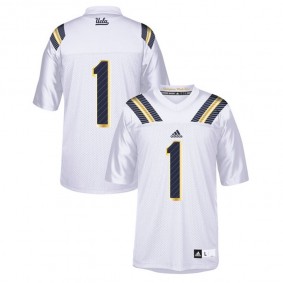 UCLA Bruins #1 Men White NCAA Football Jersey