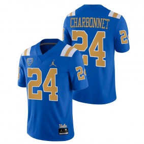 Zach Charbonnet UCLA Bruins College Football Blue #24 Jersey