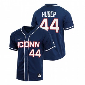 Ben Huber UConn Huskies #44 College Baseball Men Navy Jersey Replica