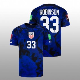 Antonee Robinson USA Soccer 2022 FIFA World Cup Blue Away Men Jersey