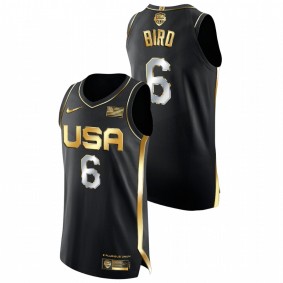 USA Women's Basketball Sue Bird Black 9X Olympic Gold Medal Limited Edition Jersey