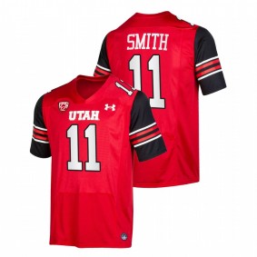 Alex Smith Utah Utes Red College Football NFL Alumni #11 Jersey